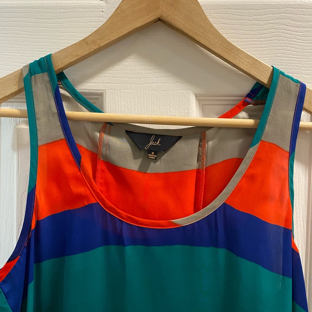 Urban Outfitter small long silk shirt